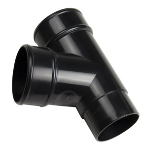 PVC 112 Degree Y Branch Round