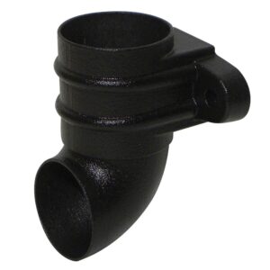 Cast Iron Effect 68mm Round Shoe with Fixing Lugs