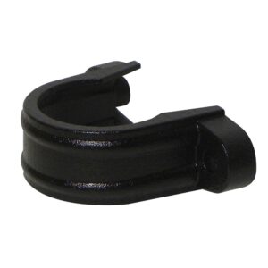 Cast Iron Effect 68mm Round Downpipe Clip with Fixing Lugs