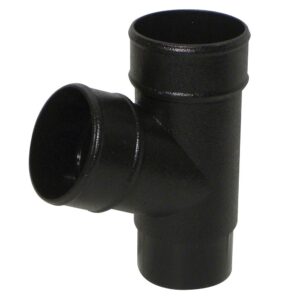 Cast Iron Effect 68mm Round 112.5 Degree Branch